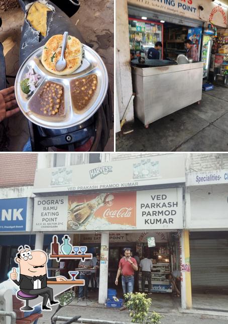 The interior of Ramu Eating Corner
