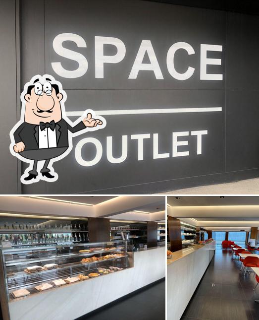 Dai un'occhiata agli interni di Space Caffè Prada