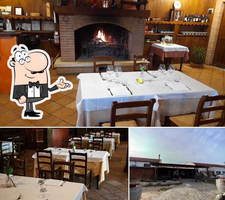 Tra le diverse cose da Ristorante Collerotondo si possono trovare la interni e esterno
