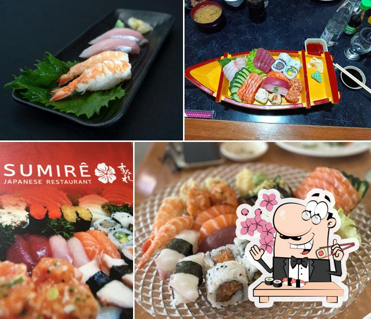 Sushi é um famoso cozinha originário do Japão