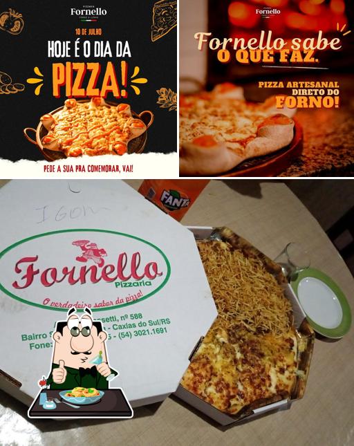 Comida em Fornello Pizzaria