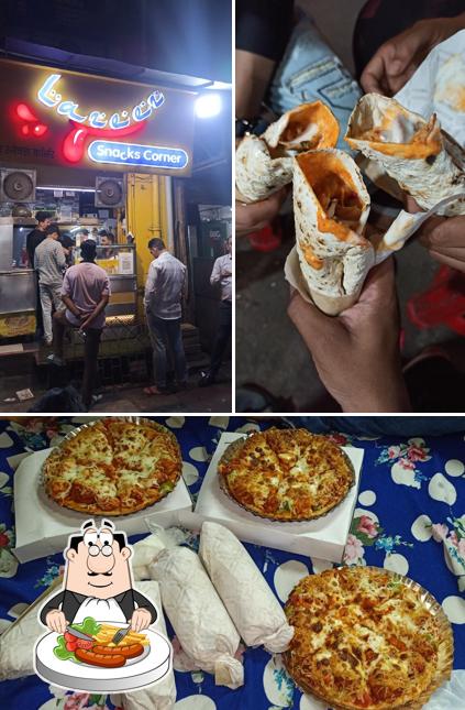 Food at Lazeez Snacks Corner