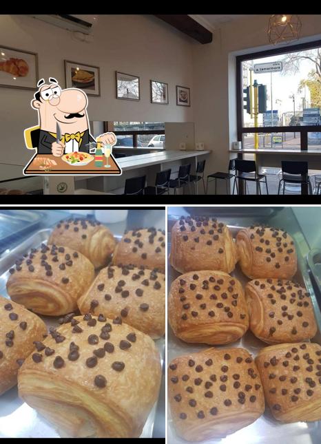 Tra le varie cose da Dolce Angolo si possono trovare la cibo e interni