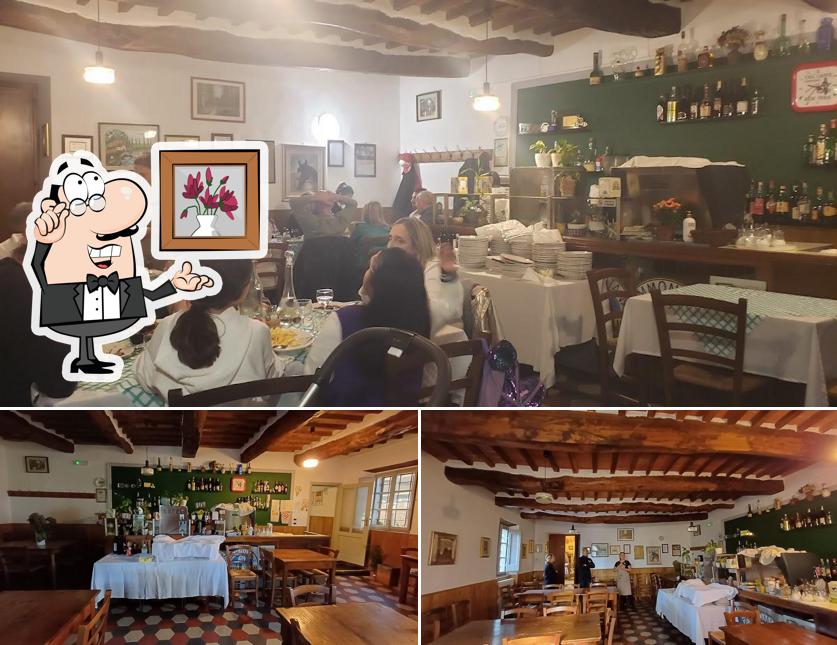 Gli interni di Trattoria Da Valentino di Stiavelli Rosalba