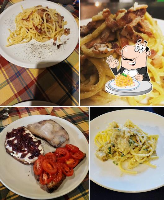 Spaghetti alla carbonara al Al Cortiletto