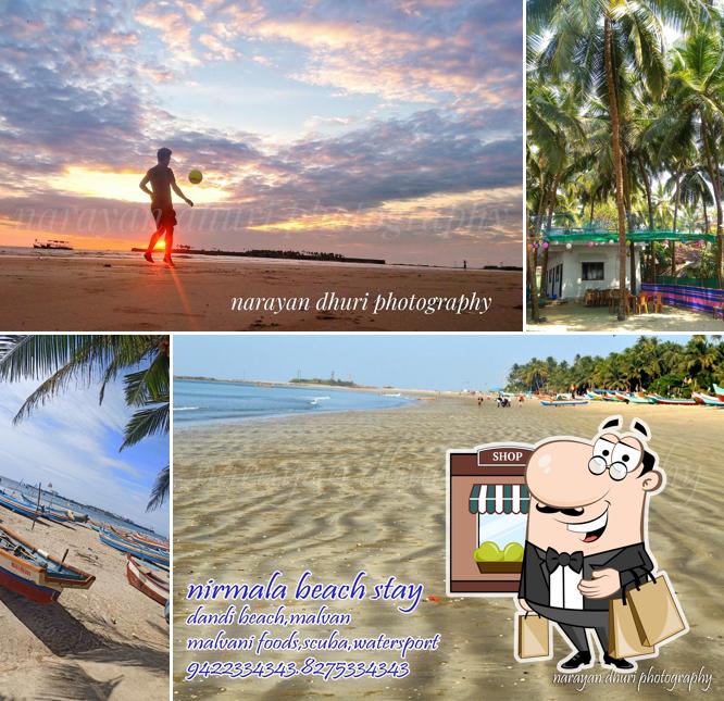 Enjoy the view at the outside area of Nirmala Beach stay,malvan