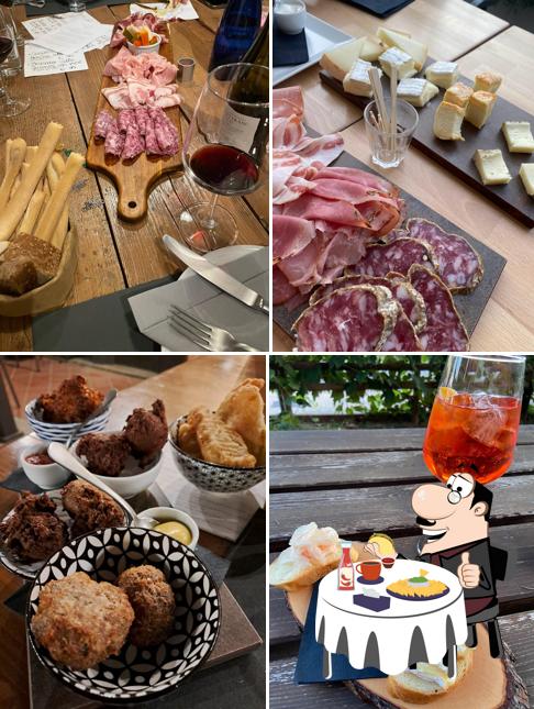 Piatto di formaggi al Osteria Volante