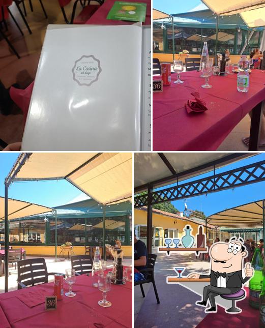 Gli interni di La Casina del Lago