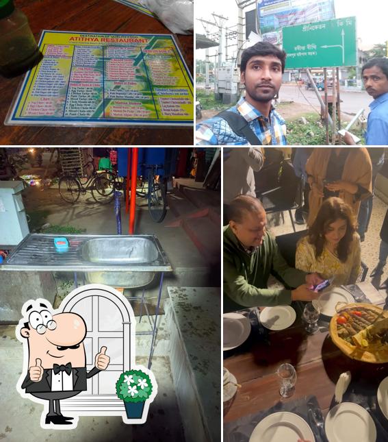 The exterior of Atithya restaurant