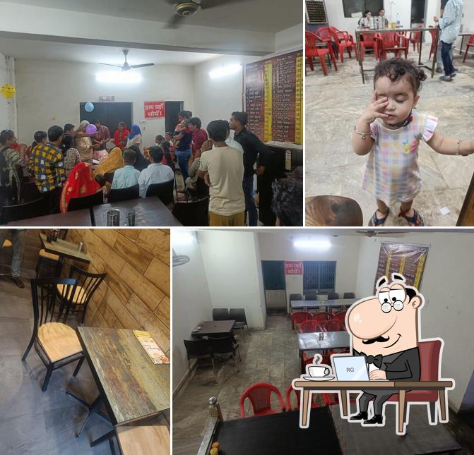 The interior of Pooja dhaba