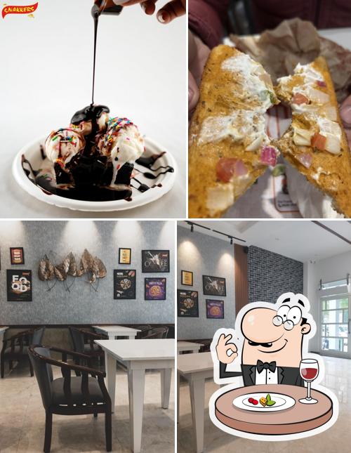 The restaurant's food and interior