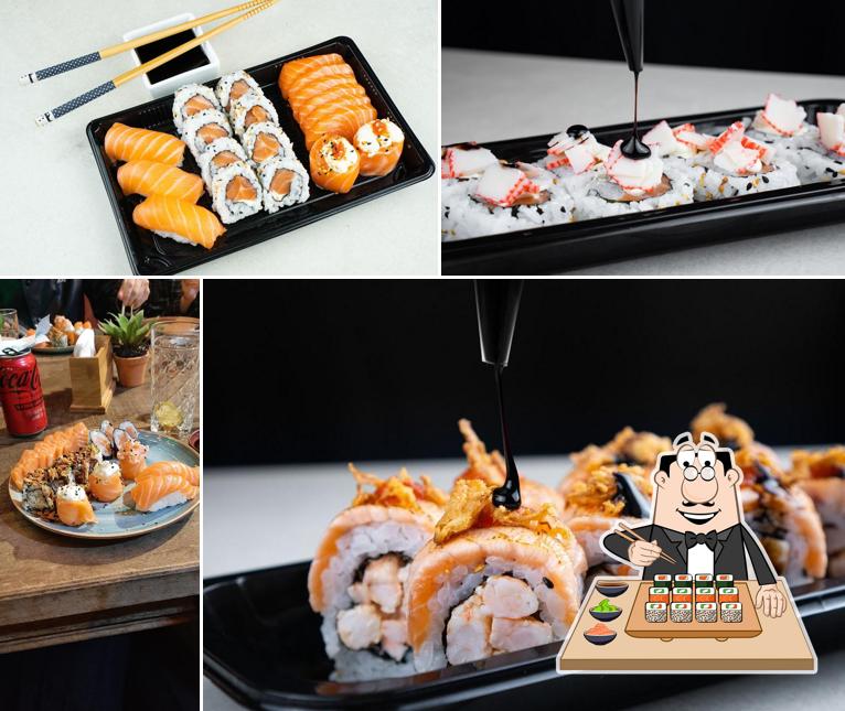Presenteie-se com sushi no Temakeria Tropical