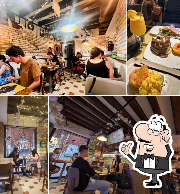 Gli interni di Brunch Cafè