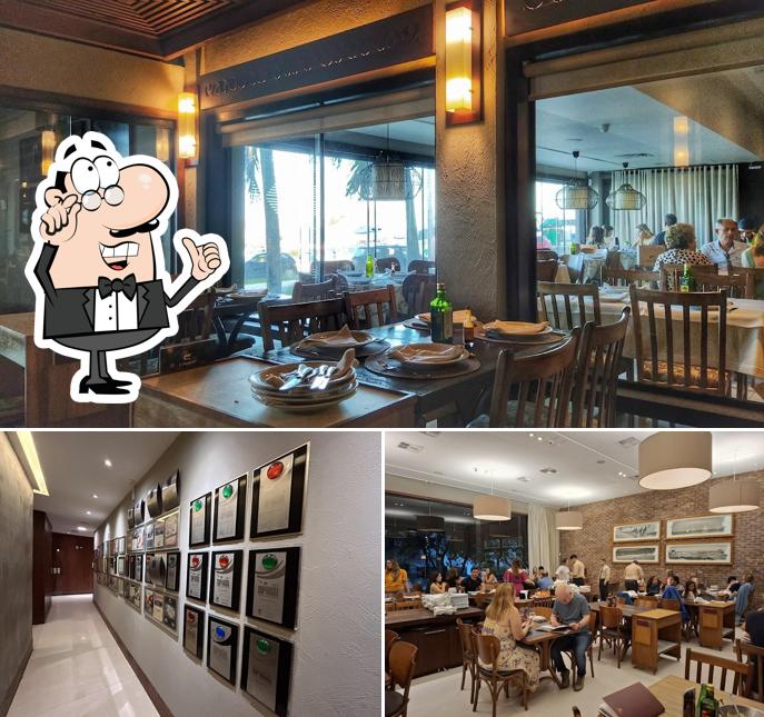 Veja imagens do interior do Camarões Restaurante