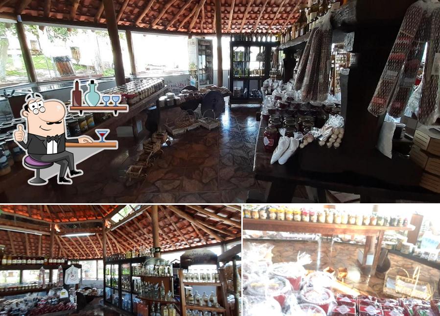 O interior do Casa da Goiaba