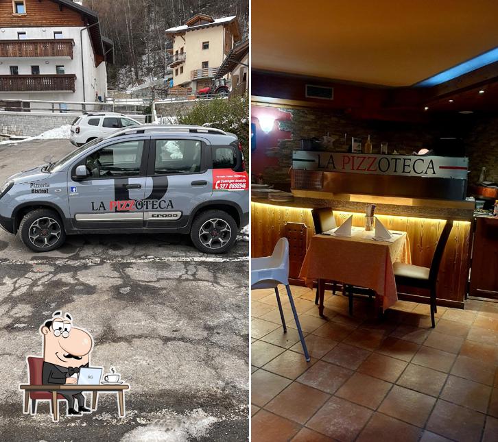 Gli interni di Pizzeria La Pizzoteca