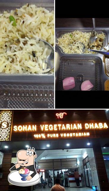 Sohan Vegetarian Dhaba offers a number of desserts