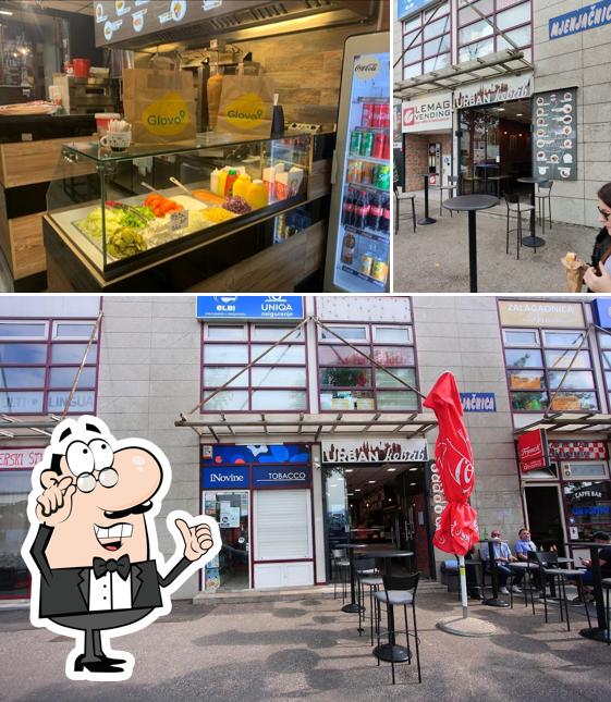 Gli interni di Urban Kebab