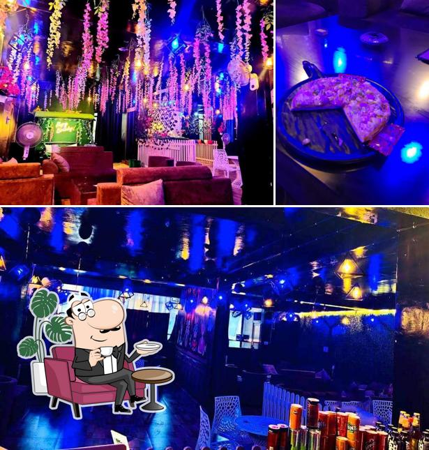 The interior of cafe 96