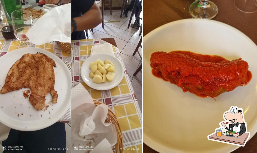 Cibo al Trattoria Degli Amici