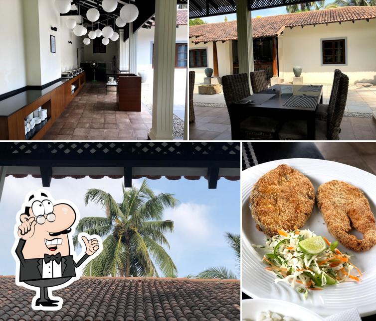 The interior of Cinnamon Restaurant