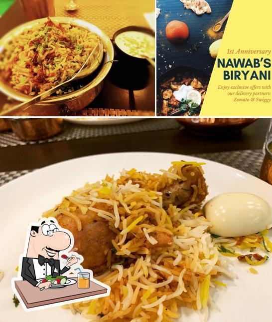 Food at Nawab's Biryani
