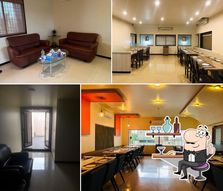 Check out how Aroma Hotel - Best Hotel in Latur. looks inside