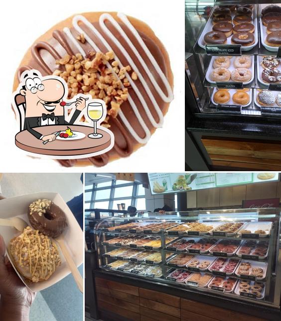 Chocolate mousse at Krispy Kreme Doughnuts