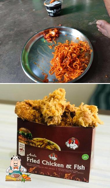 Spaghetti bolognese at Arafa Fried Chicken