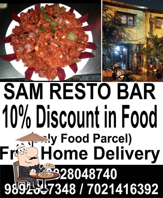 The exterior of Sam Restro Bar