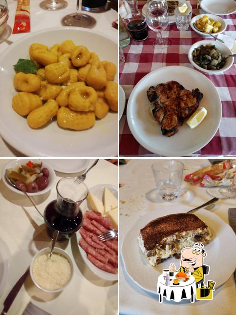 Platti al Trattoria da Agnese