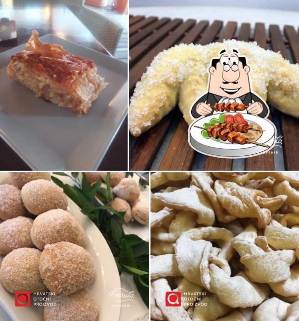 Škatula Slatki okusi otoka Korčule Tradicionalni kolači Korčula Torte i kolači po narudžbi