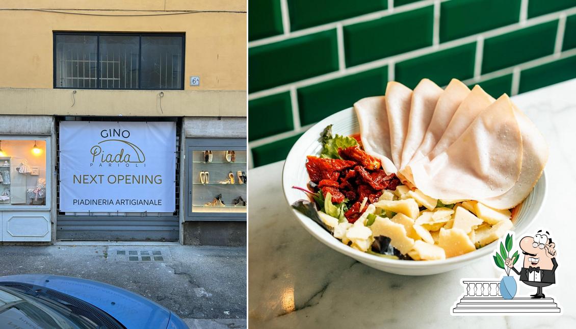 Gli esterni di Gino Piada Piadineria Parioli