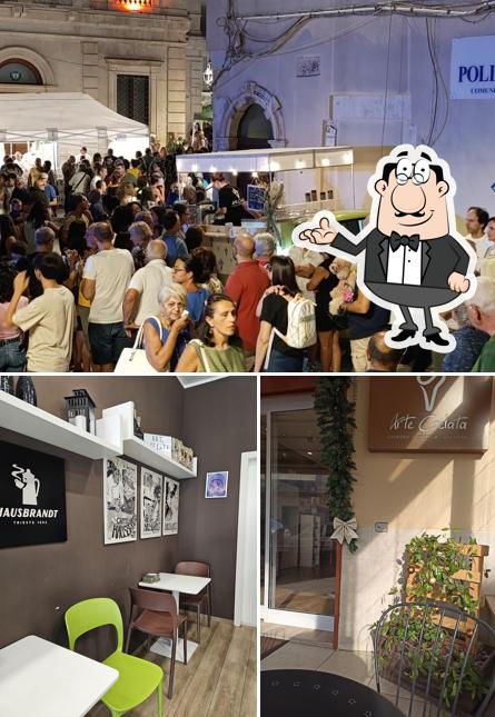 Arte Gelata si caratterizza per la interni e cibo