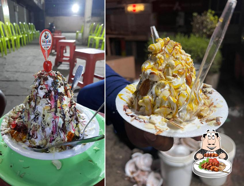 Food at Takdir ice Gola Parlour