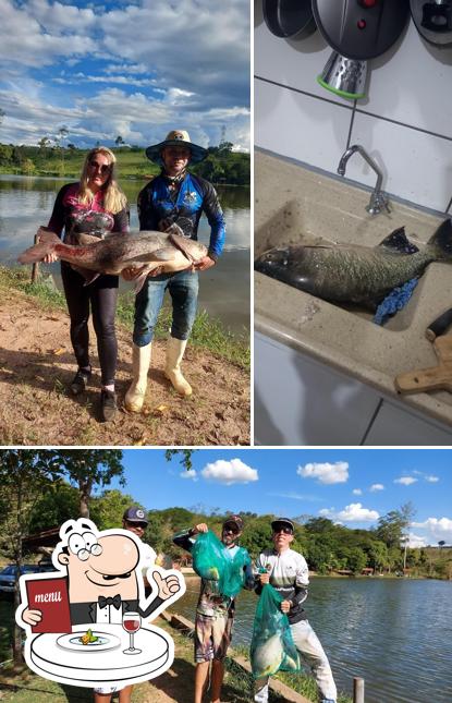 A imagem do Restaurante & Pesqueiro Sakai’s comida e exterior