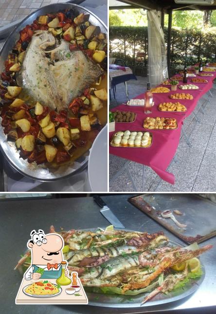 Cibo al Ristorante Camping Ancora