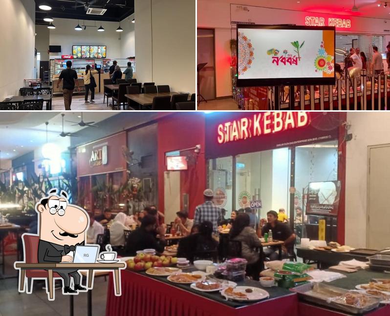 Gli interni di Star Kebab Renens