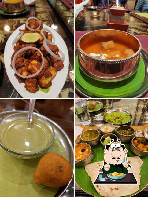 Food at Annalakshmi Restaurant