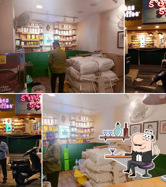 Check out how Cothas Coffee Tirupathi looks inside