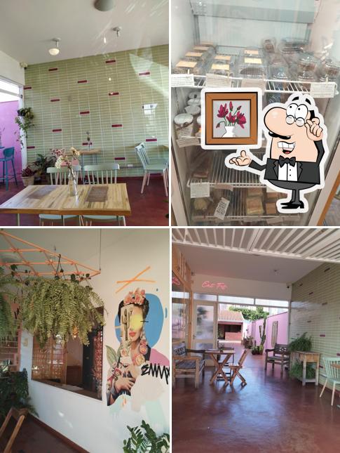 Veja imagens do interior do HERA Café Saudável