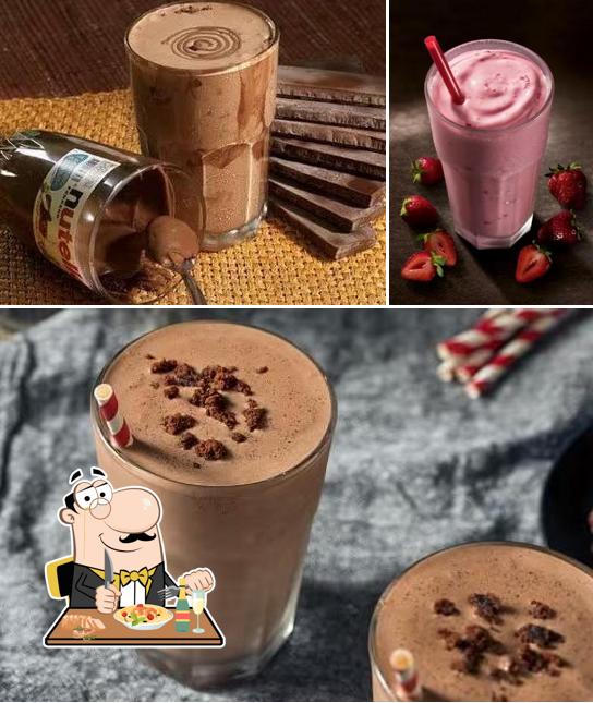 Mousse de chocolate em American Burguer