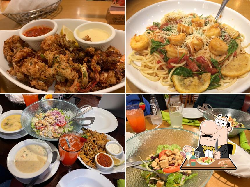 Platos en Olive Garden (GRU Terminal 3)