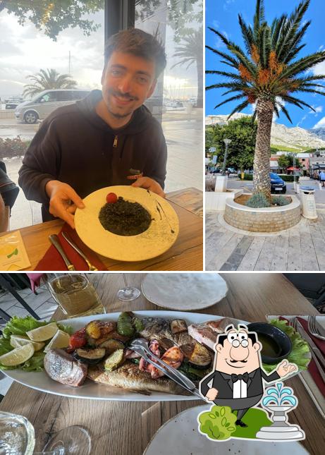 Dai un’occhiata alla immagine che raffigura la esterno e cibo di Restoran Portun