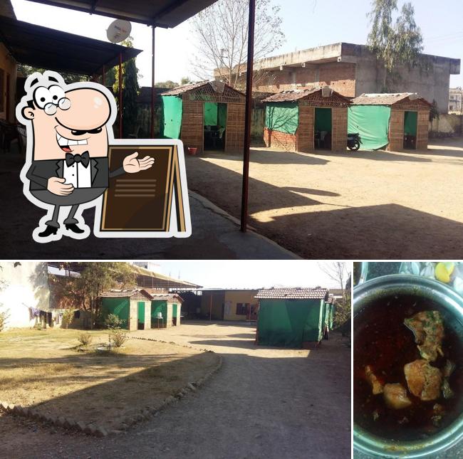 Check out the photo showing exterior and food at देसी तड़का नॉन वेज होटल