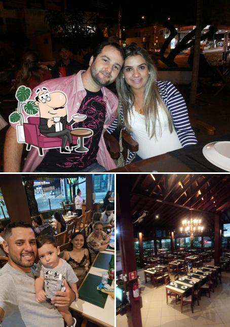Confira a foto mostrando interior e balcão de bar no Restaurante Villas Pizza Grill Japa Assis -SP