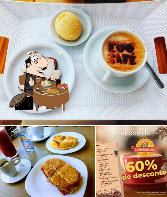 Creme brulée em Emporium Café