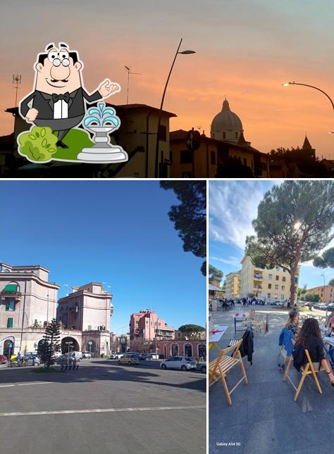 Puoi goderti l'aria fresca da seduto all'esterno di Ristorante L'Acino Brillo