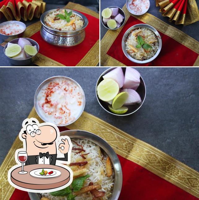 Food at Tilak restaurant and bar