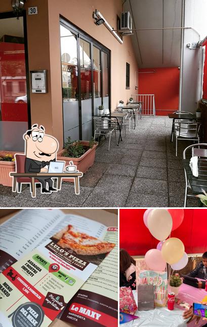 Dai un'occhiata agli interni di Lulo's Pizza